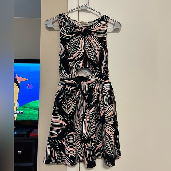 S.O. R.A.D by A Women’s Black and Pink Flare Mini Cut Out Dress EXTRA SMALL - Picture 3 of 5